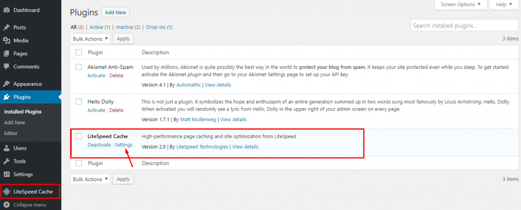 Install LiteSpeed Cache Plugin in WordPress Website | BaseZap