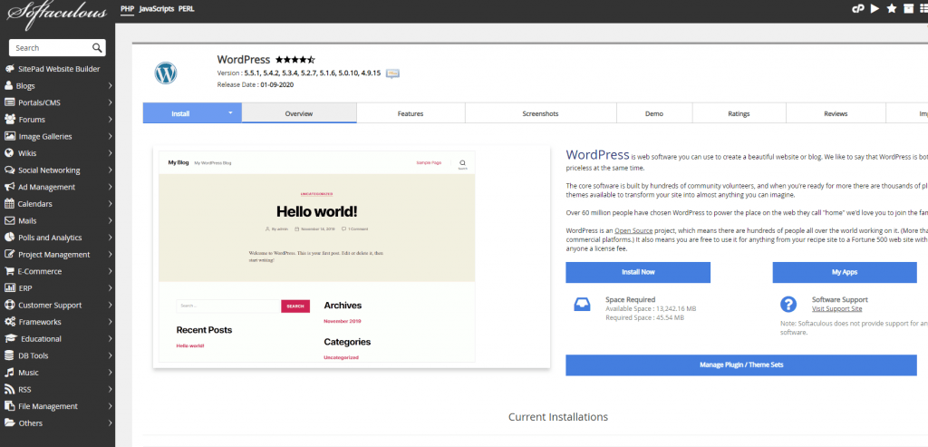 Create Staging WordPress using Softaculous | BaseZap