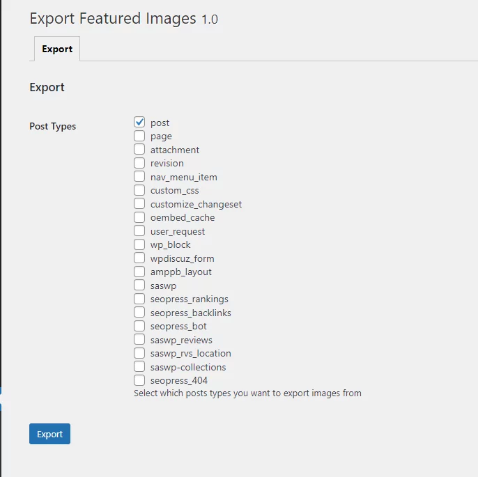 Import Posts with Featured Images 
